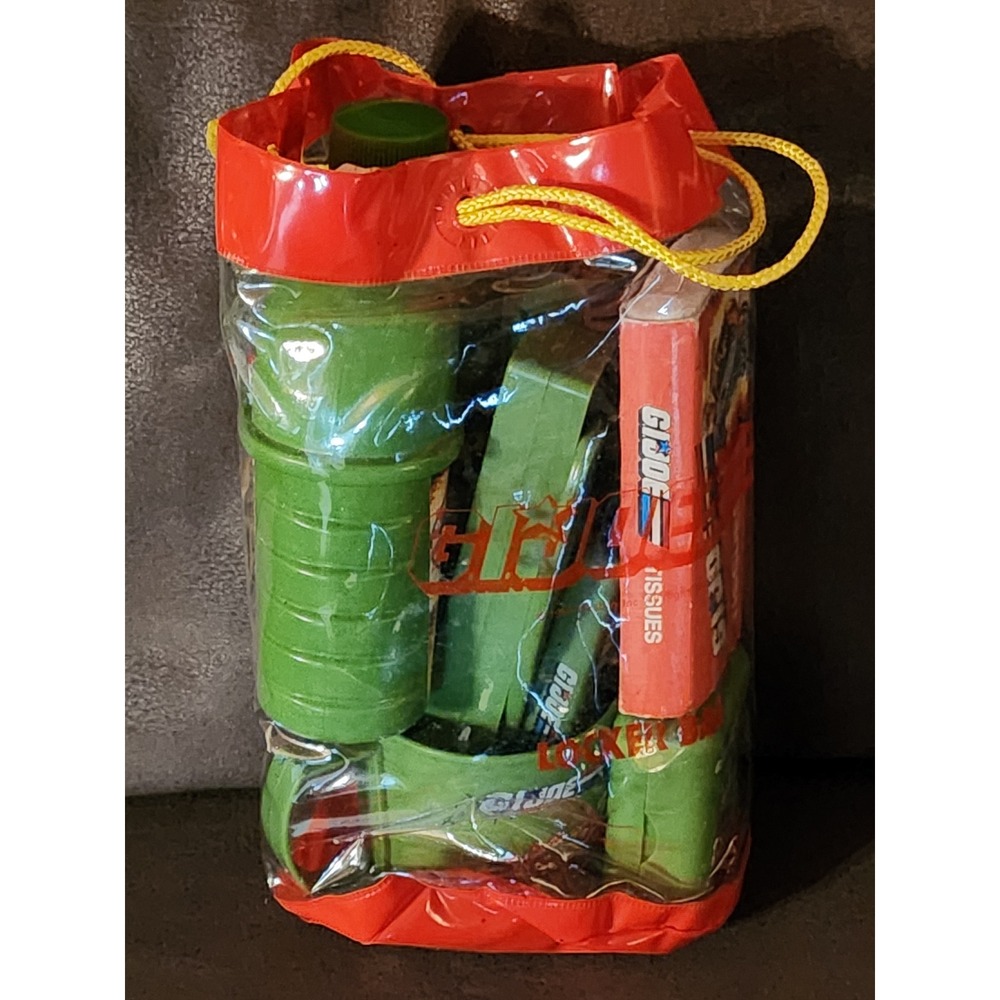 Vintage 1987 GI Joe Real American Hero Hasbro Toiletry Set Locker Bag DuCair